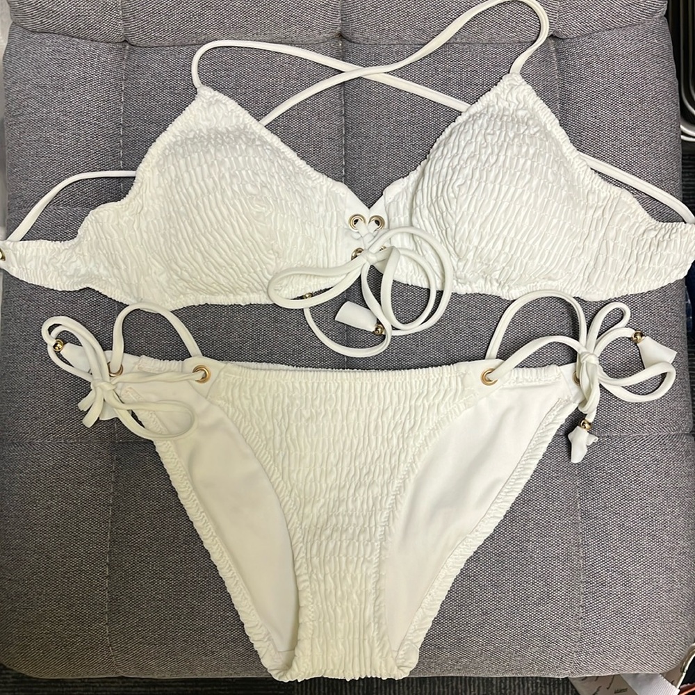 White bikini